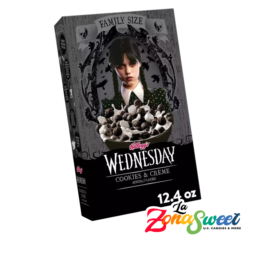 Cereal WEDNESDAY Merlina Family Size (351g) | KELLOGG'S