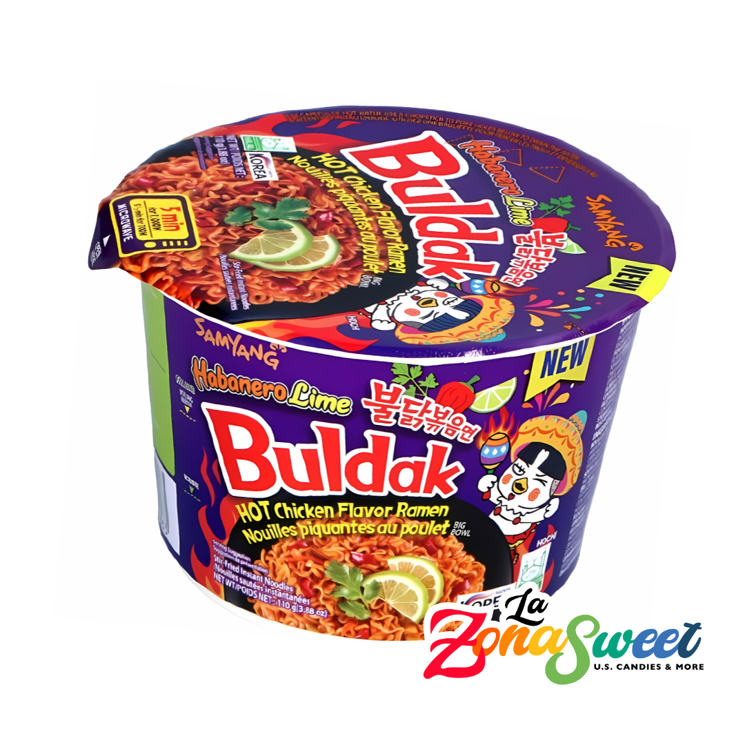 Ramen Bowl Hot Chicken Buldak Sabor Habanero Limón (110g) | SAMYANG