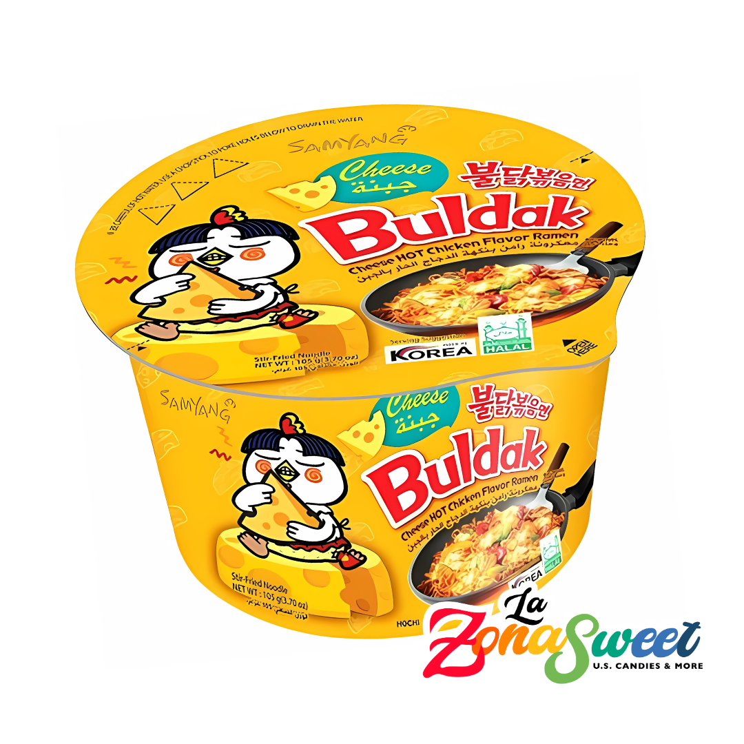 Ramen Bowl Hot Chicken Buldak Sabor Queso (105gr) | SAMYANG