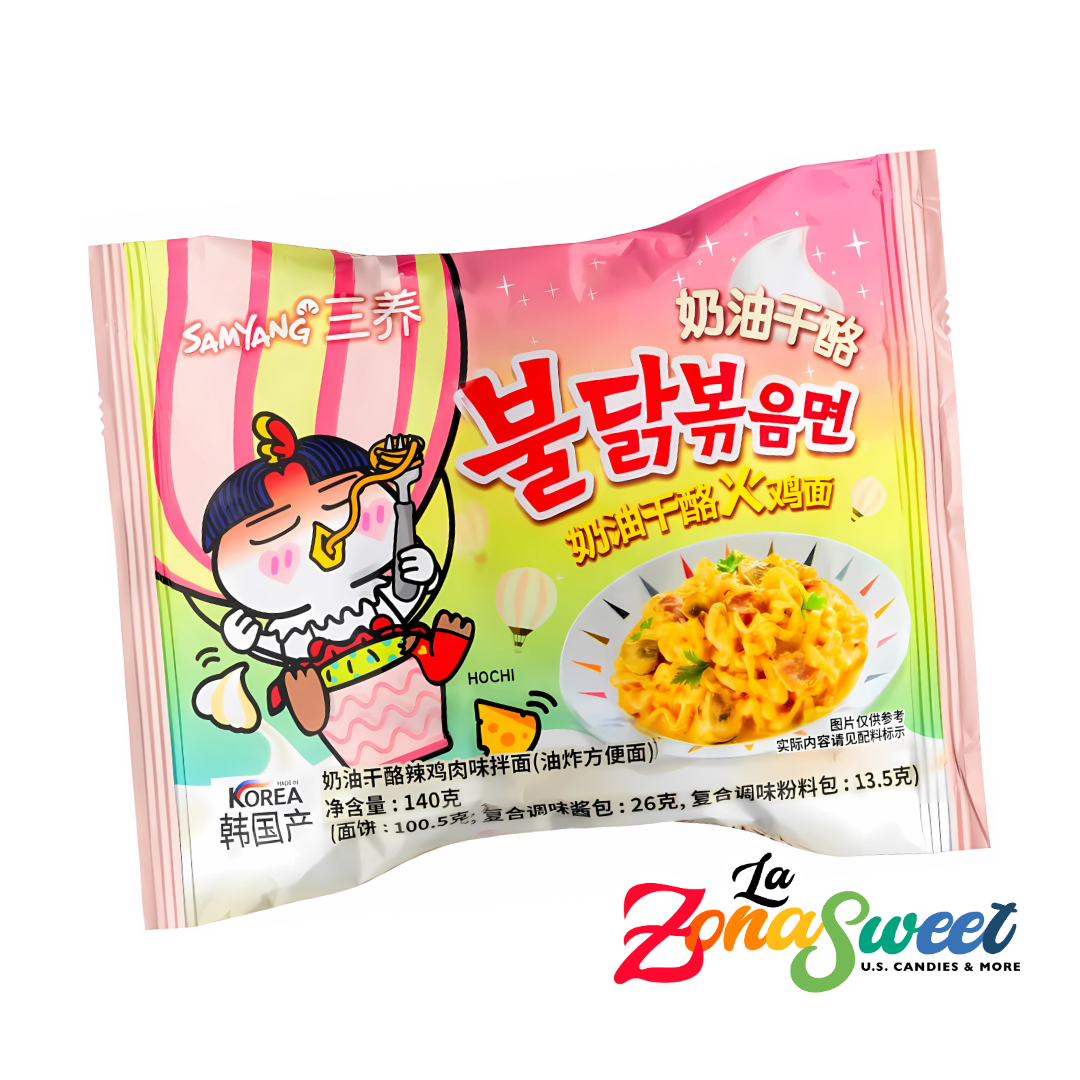 Sopa Instantánea Buldak Carbonara Cream (140g) | SAMYANG