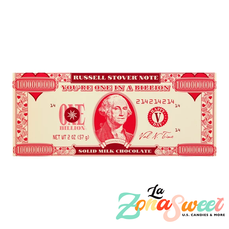 One in a Billion Soild Milk Chocolate (57g) | RUSSELL STOVER