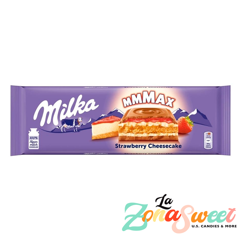Milka MMMAX Strawberry Cheesecake (300g) | MONDELEZ