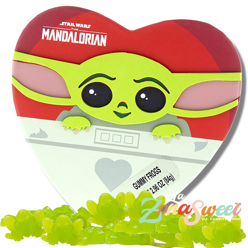 Gomitas Baby Yoda Caja de Corazón (90g) | GALERIE
