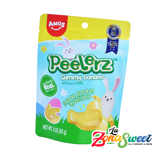 Gomitas Peelerz Banana Edición Pascua (85grs) | AMOS