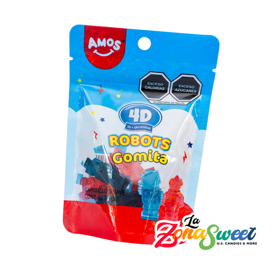Gomitas Robots 4D (65g) | AMOS