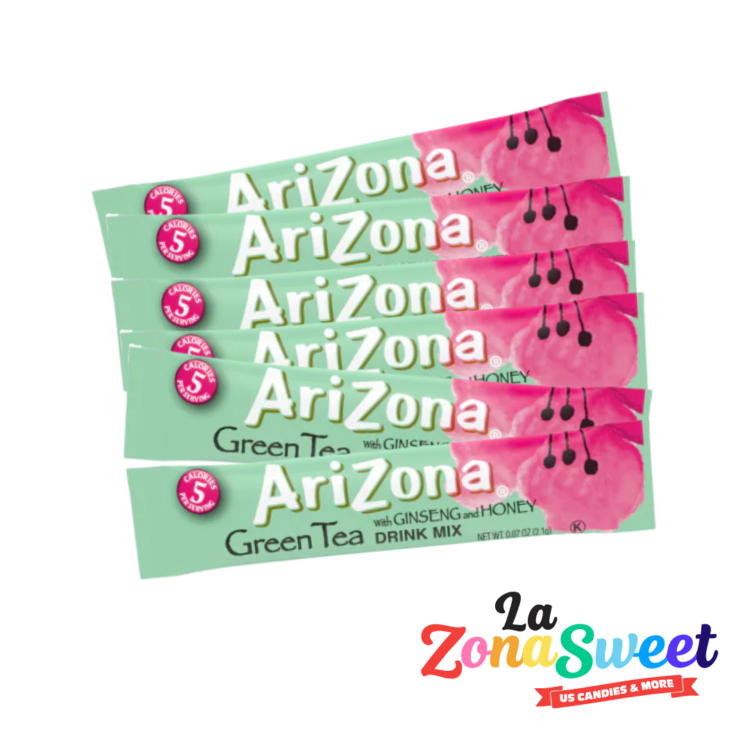 Polvo Drink Mix Arizona Green Tea Ginsen & Honey (6pz) | ARIZONA
