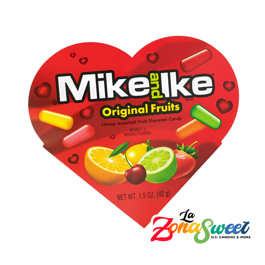Dulces Mike & Like Original Fruits (Edición San Valentín) (42g) | BEE