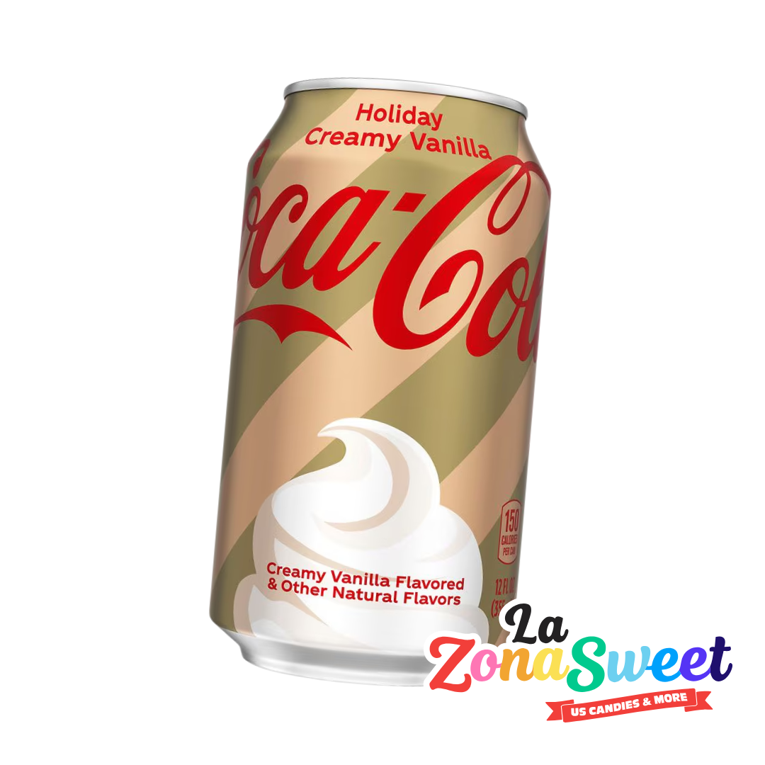 Refresco Coca Cola Holiday Creamy Vanilla (355ml) | COCA COLA