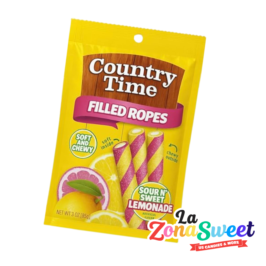Filled Ropes Country Time Sour Lemonade (85gr) | COUNTRY TIME