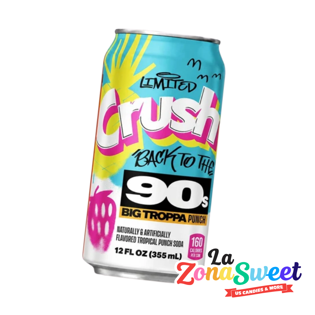 Refresco Crush Back to the 90’s Big Troppa Punch (355ml) | CRUSHSODA