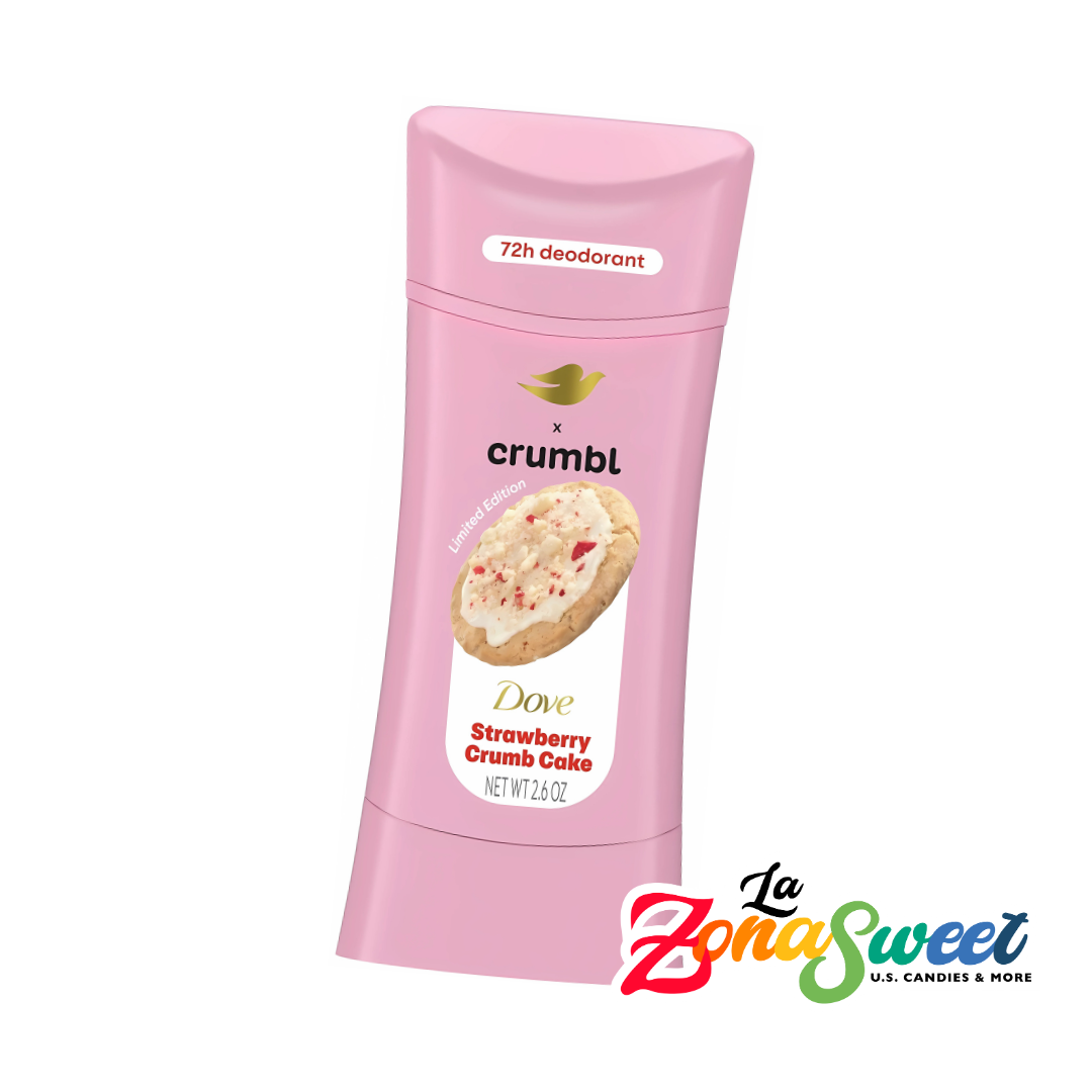Desodorante Dove x Crumbl Strawberry Crumb Cake | DOVE