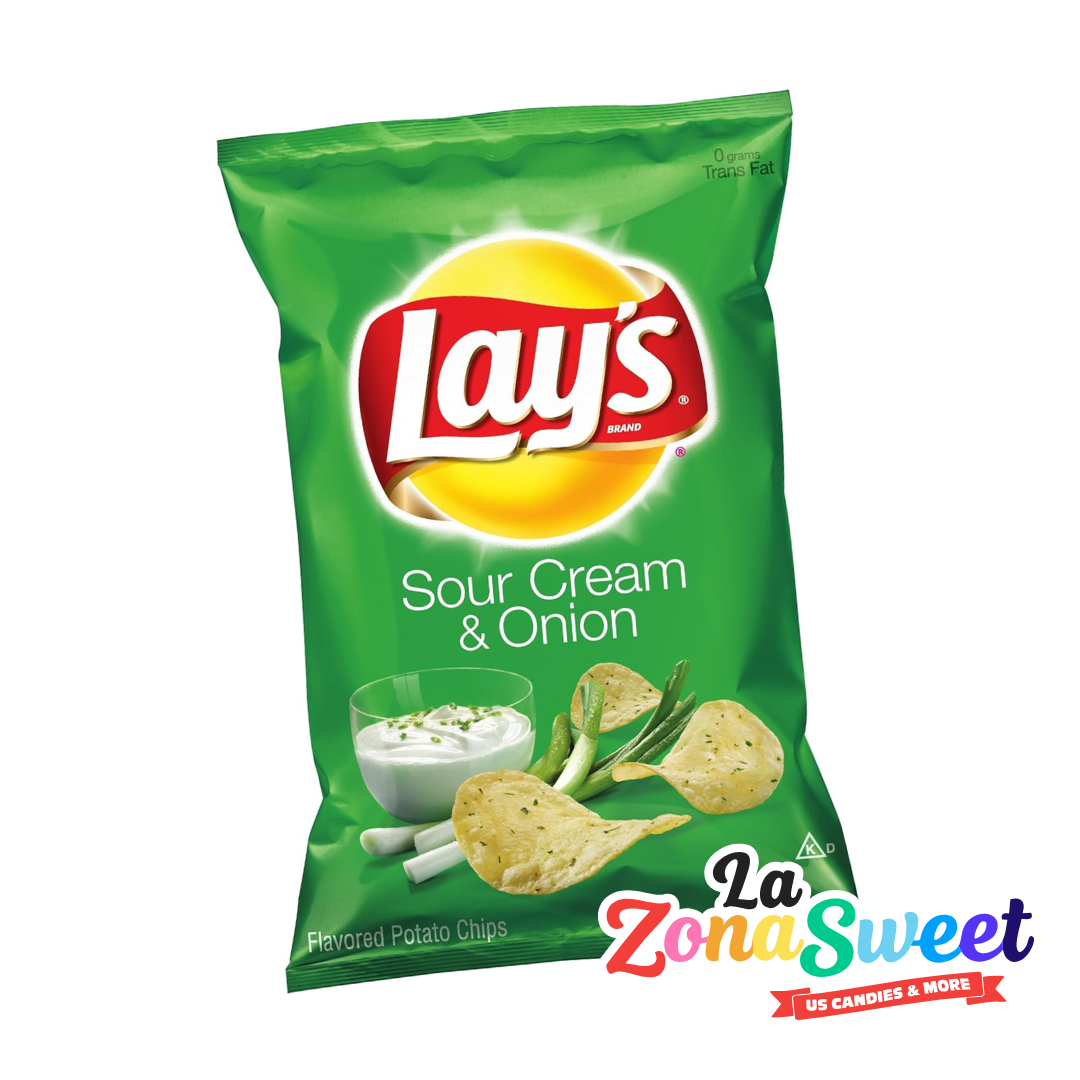 Papas Lays Sour & Cream Onions (219gr) | FRITOLAY