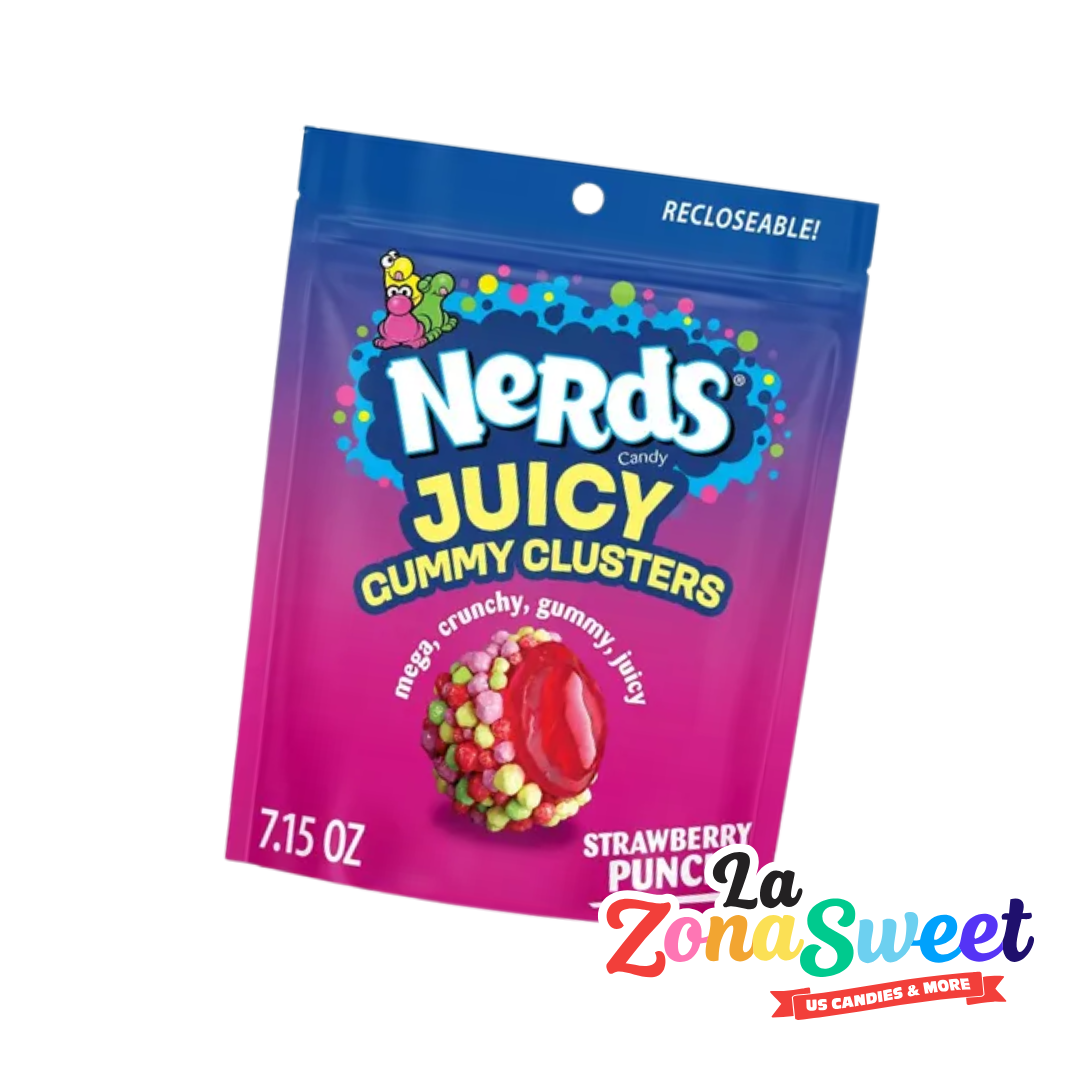 Nerds Juicy Gummy Clusters Strawberry Punch (226g) | FERRARA