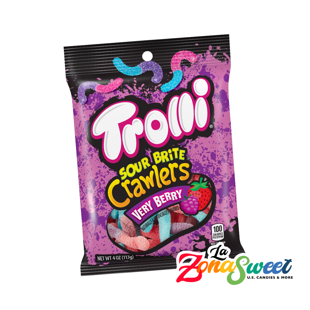 Trolli Sour Brite Crawlers Very Berry (96g) | FERRARA CANDY