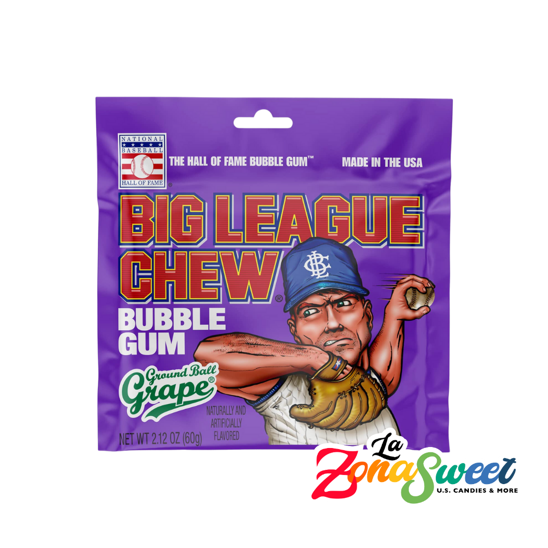 Chicles Big League Chew Ground Ball Grape﻿ (60g) | FORD GUM