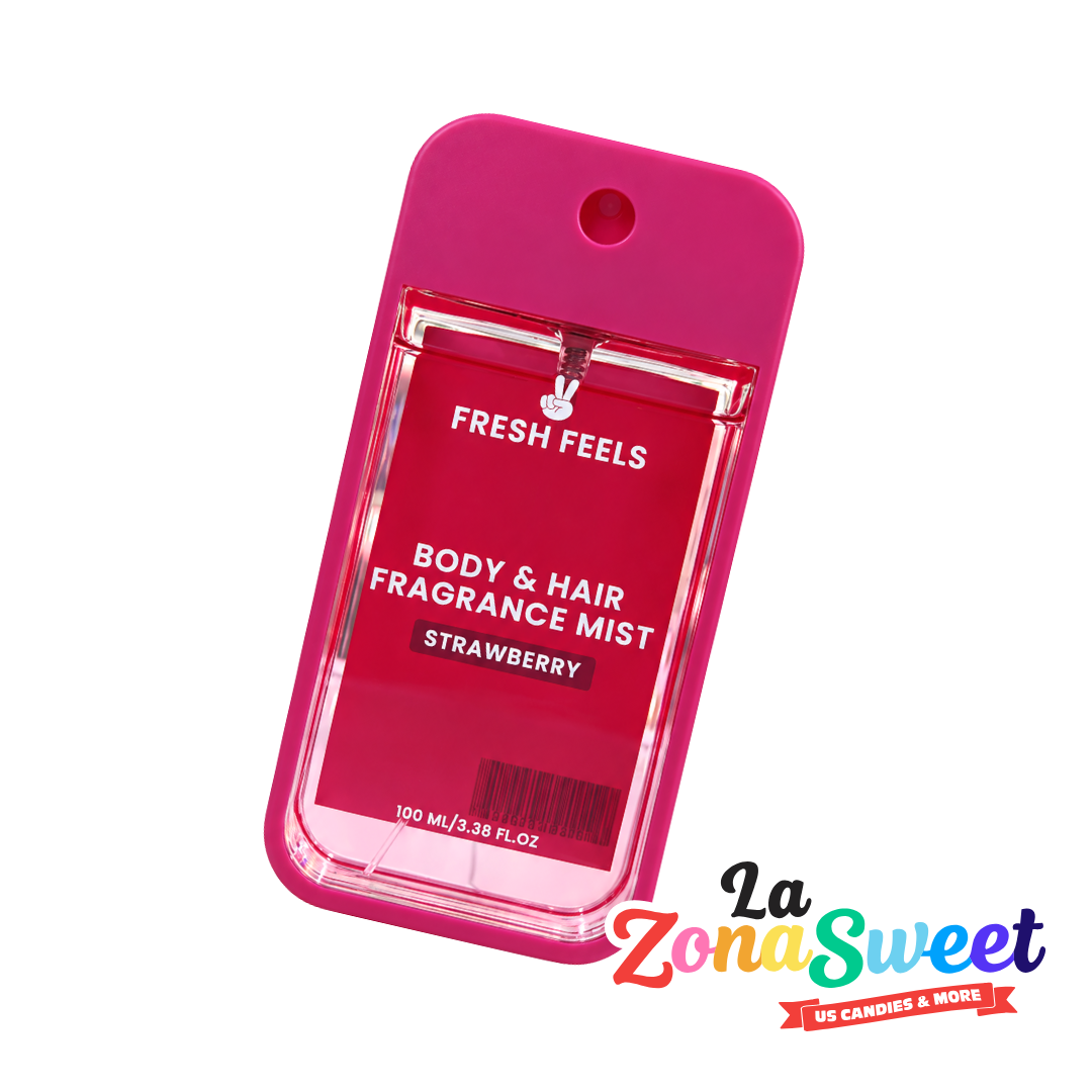 Perfume Body & Hair Fragance Mist Strawberry (100ml) | FRESH FEELS
