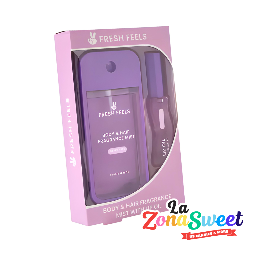 Set Body & Hair Mist (75ml) + Lip Oil (12ml) | FRESH FEELS