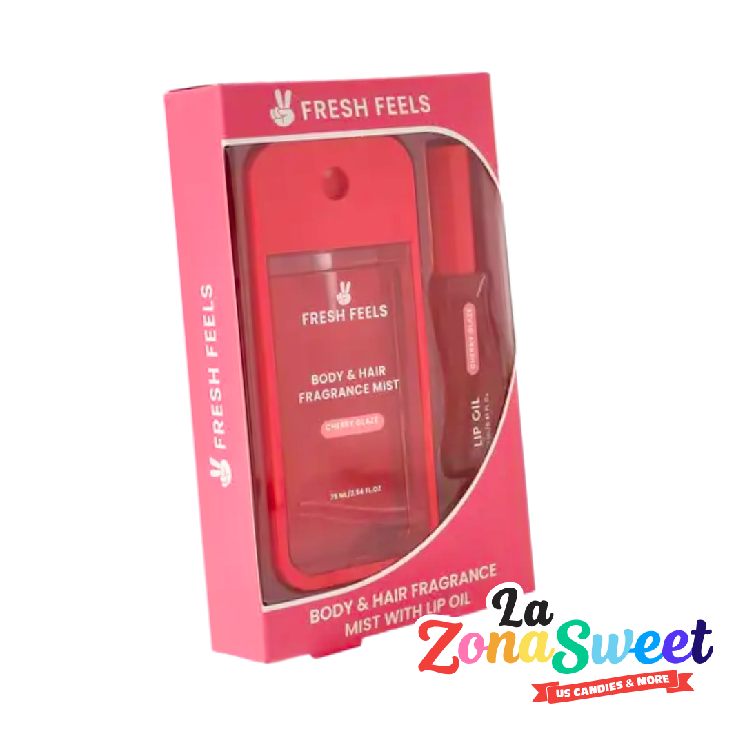 Set Body & Hair Mist (75ml) + Lip Oil (12ml) | FRESH FEELS