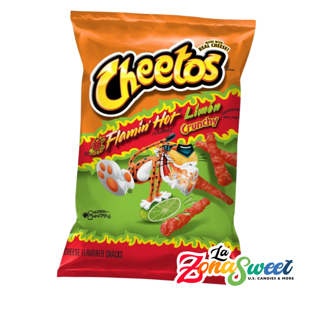 Cheetos Crunchy Flamin Hot Limón (240.9g) | FRITO LAY