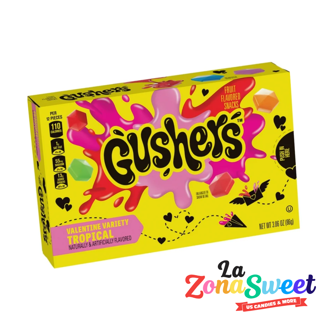 Gomitas Gushers Valentine Tropical (86gr) | GENERAL MILLS