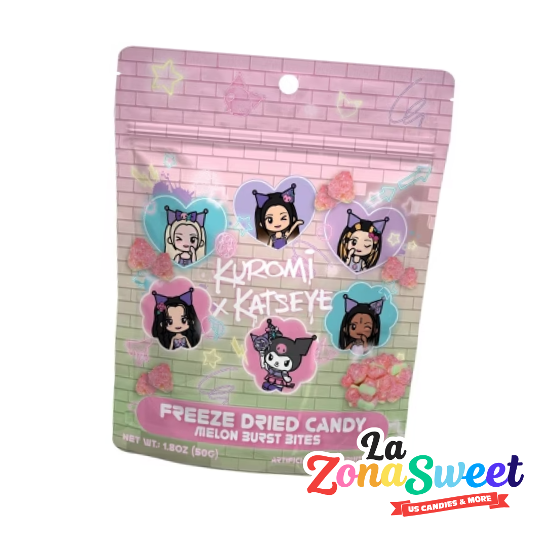 Dulces Liofilizados Kuromi x Katseye Melon Burst Bites (50gr) | GEMINI FOOD