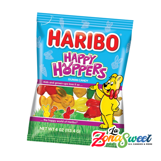 Gomitas Happy Hoppers Conejitos Pascua (113grs) | HARIBO