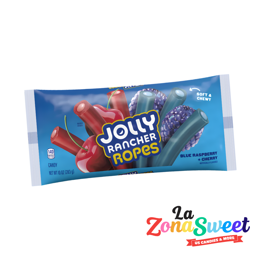 Jolly Rancher Ropes Blueraspberry + Cherry (283gr) | HERSHEYS