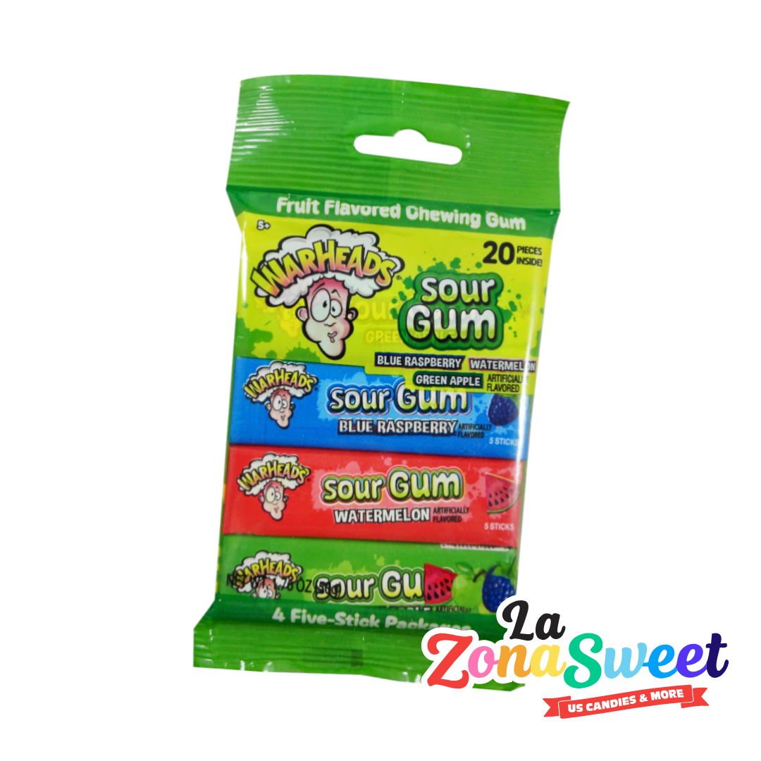 Chicles Sour Gum Warheads (50g) | HILCO