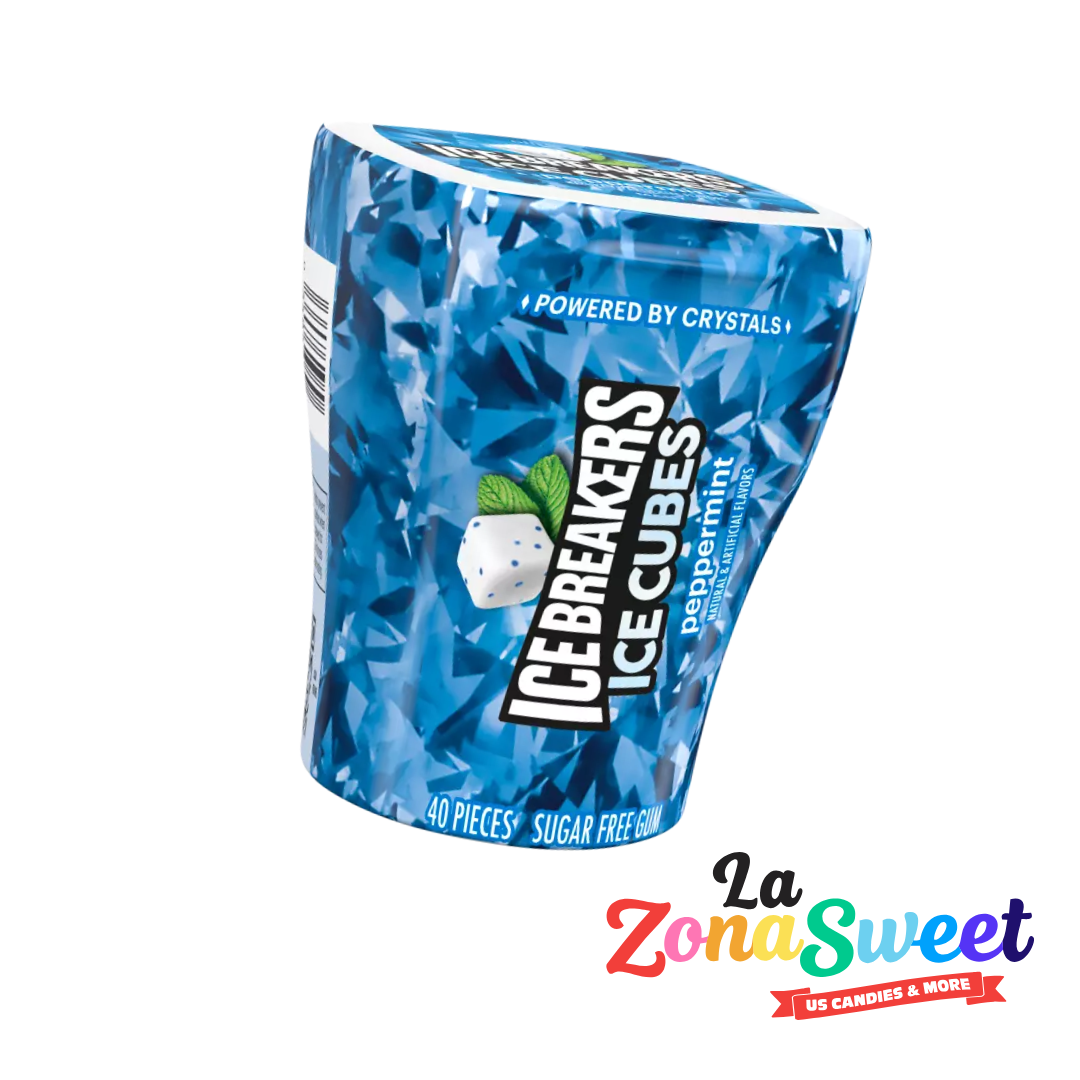 Chicles Ice Breakers Cubes Peppermint (40pz) | HERSHEY'S