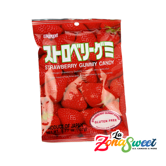 Gomitas sabor Strawberry (102g) | KASUGAI