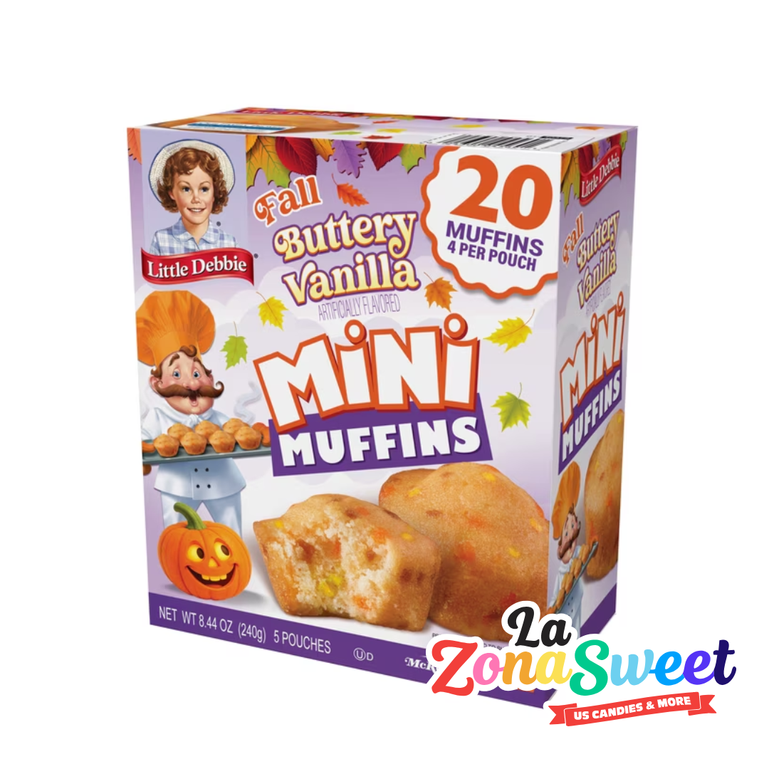 Mini Muffins Buttery Vanilla (20pz) | LITTLE DEBBIE