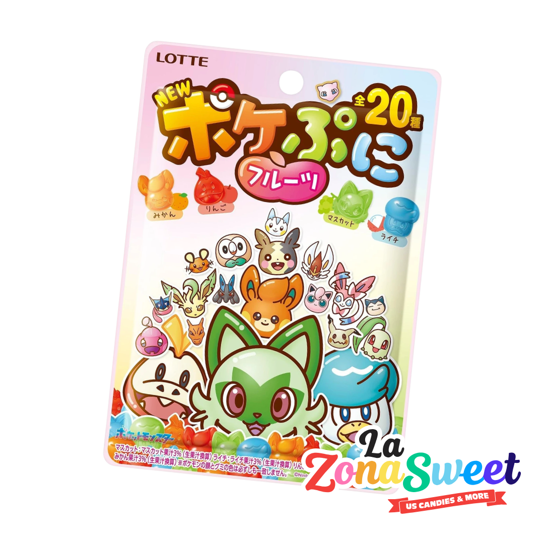 Gomitas suaves Pokémon 9na Generación edición Japón (80gr) | LOTTE