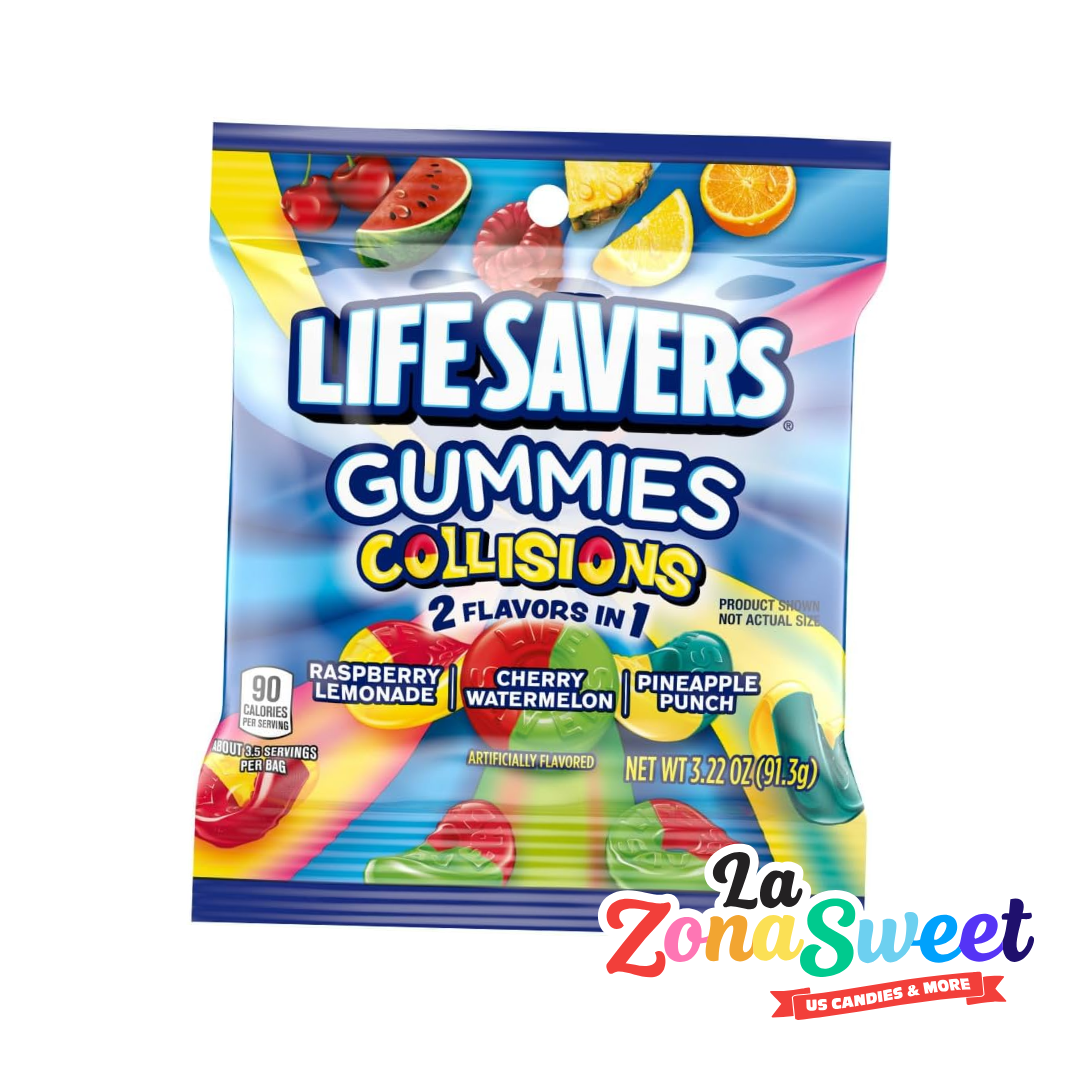 Gomitas LifeSavers Collisions 2 en 1 (91.3g) | MARS