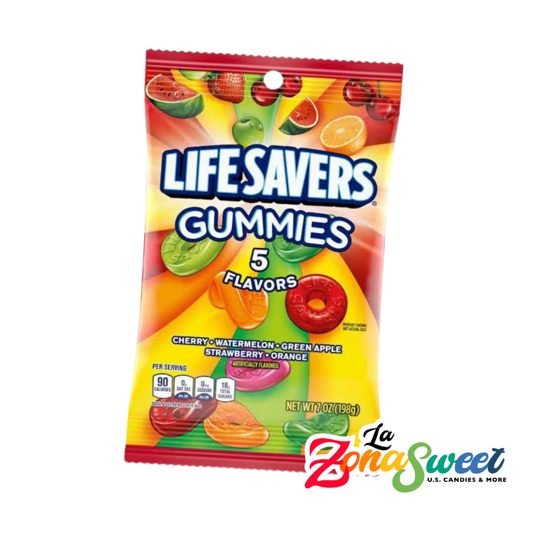 Life Savers Gomitas 5 Sabores (198g) | MARS WRIGLEY