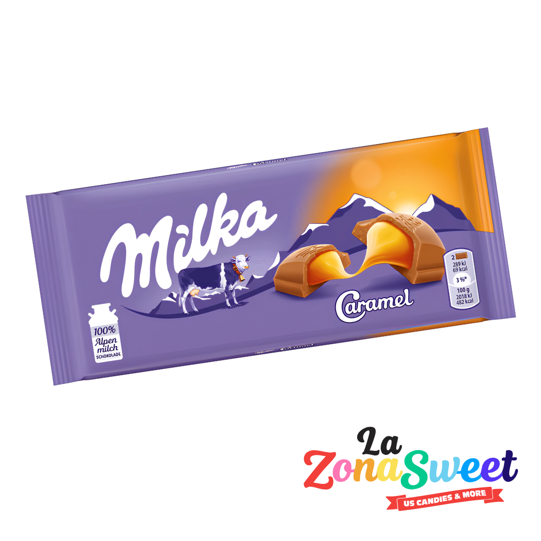 Chocolate Milka Caramel Relleno (100g) | MONDELEZ