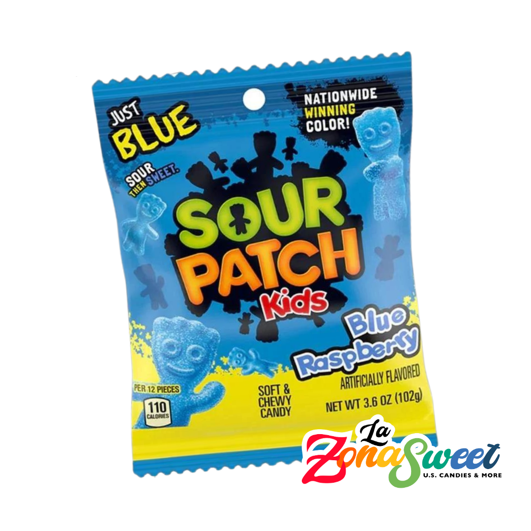 Gomitas Sour Patch Sabor Frambuesa Azul (102g) | MONDELEZ