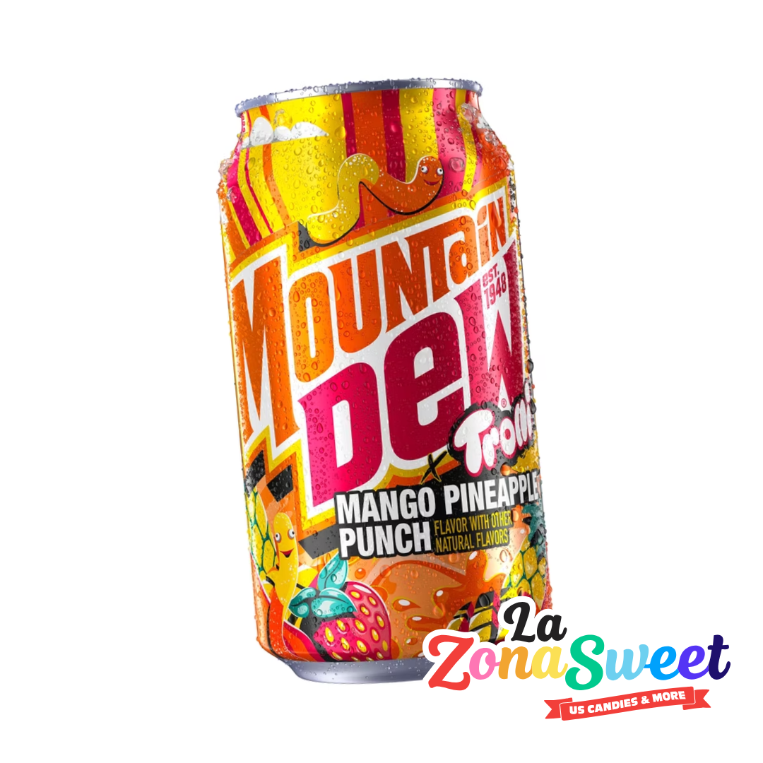 Refresco Mountain Dew Trolli Mango Pineapple Punch (355ml) | COCA-COLA