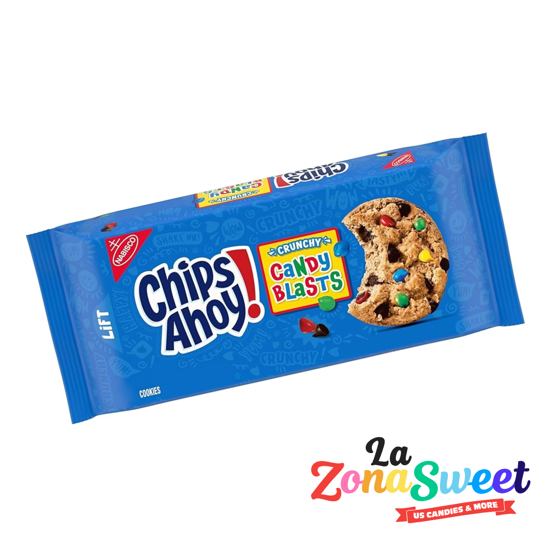 Galletas Chips Ahoy Minis Candy Blasts Resellable (198g) | NABISCO