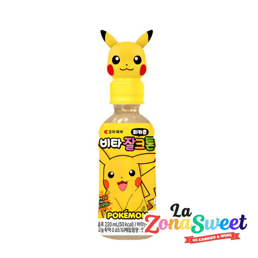 Juguito Coreano Pikachu Pokemon sabor Mango (220ml) | NINTENDO