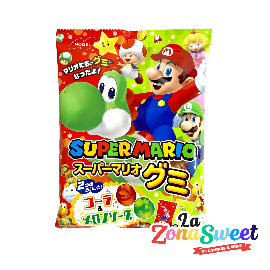 Gomitas Suaves Super Mario y Amigos Edición Japón (85gr)| NOBEL