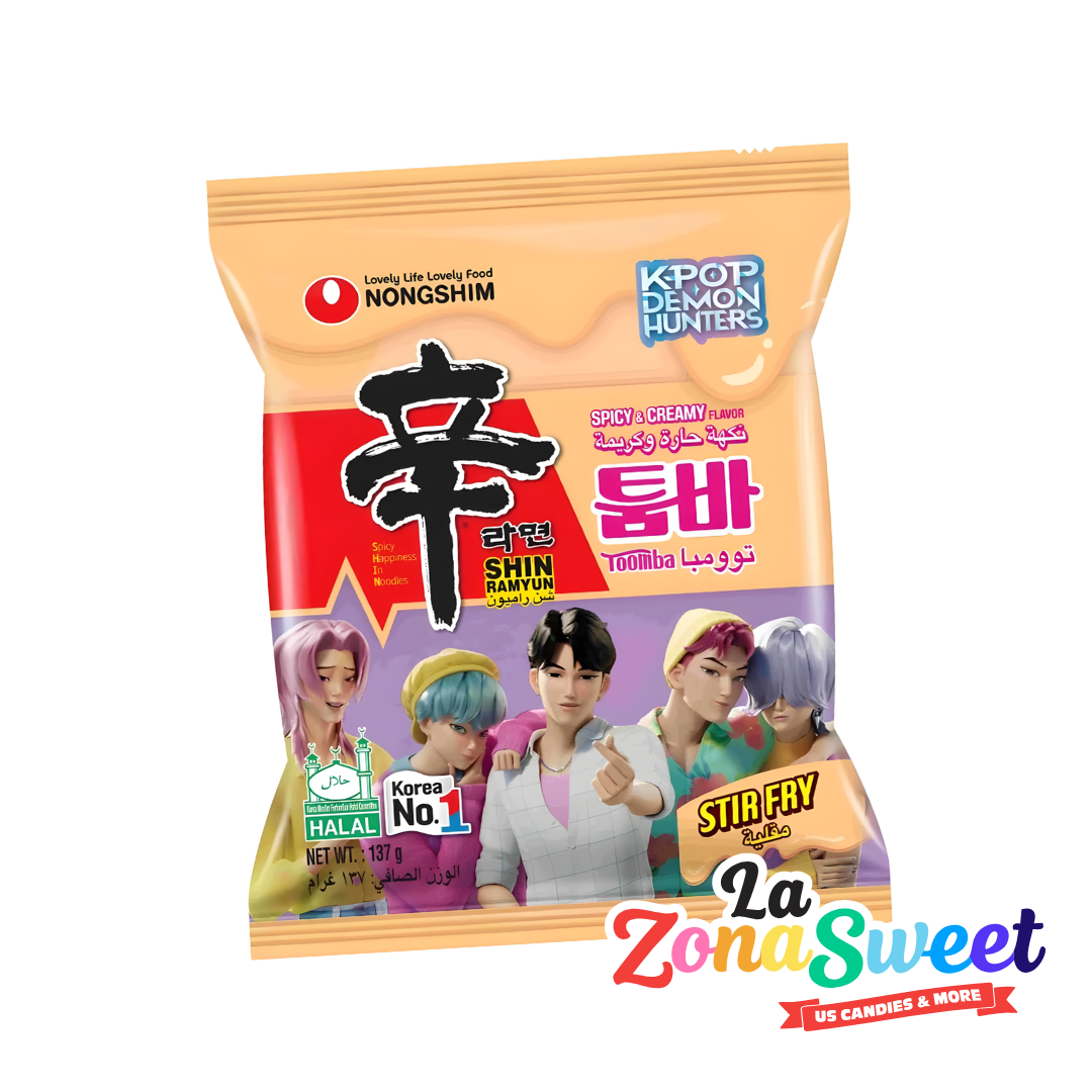 Ramen Shin Ramyun K-Pop Spicy & Creamy Saja Boys  (120gr) | NONGSHIM