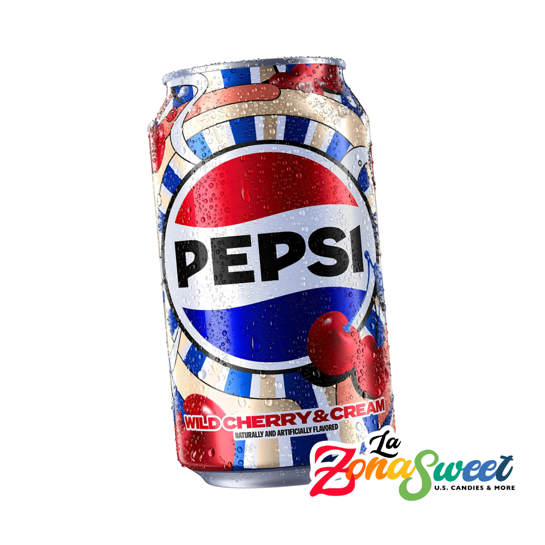 Refresco Pepsi Wild Cherry & Cream (355ml) | PEPSICO