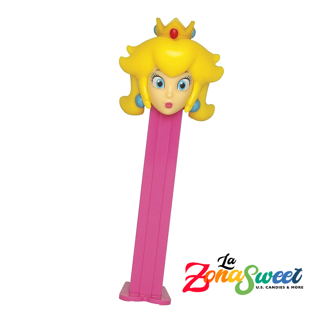 Pez Dispenser Super Mario Peach (24.7g) | PEZ CANDY