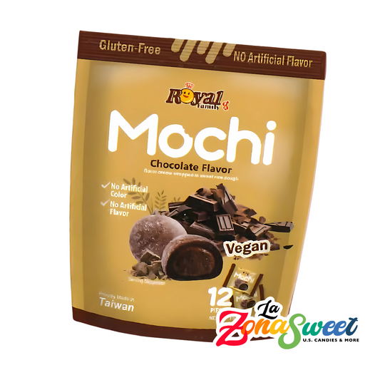 Mochi Sabor Chocolate (12 pz) (180g) | ROYAL FAMILY