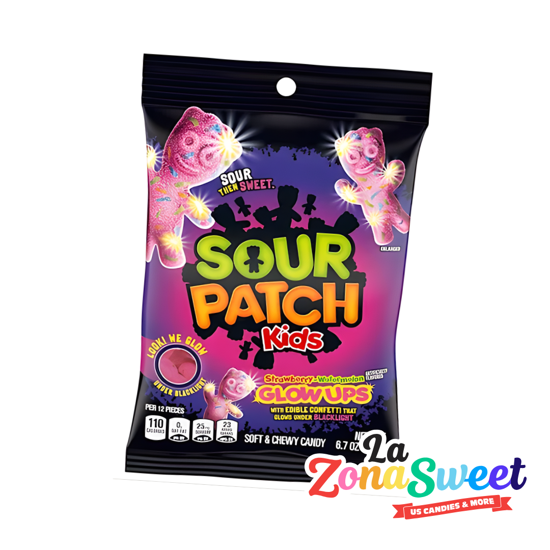 Gomitas Sour Patch Glow Ups (190gr) | MONDELEZ