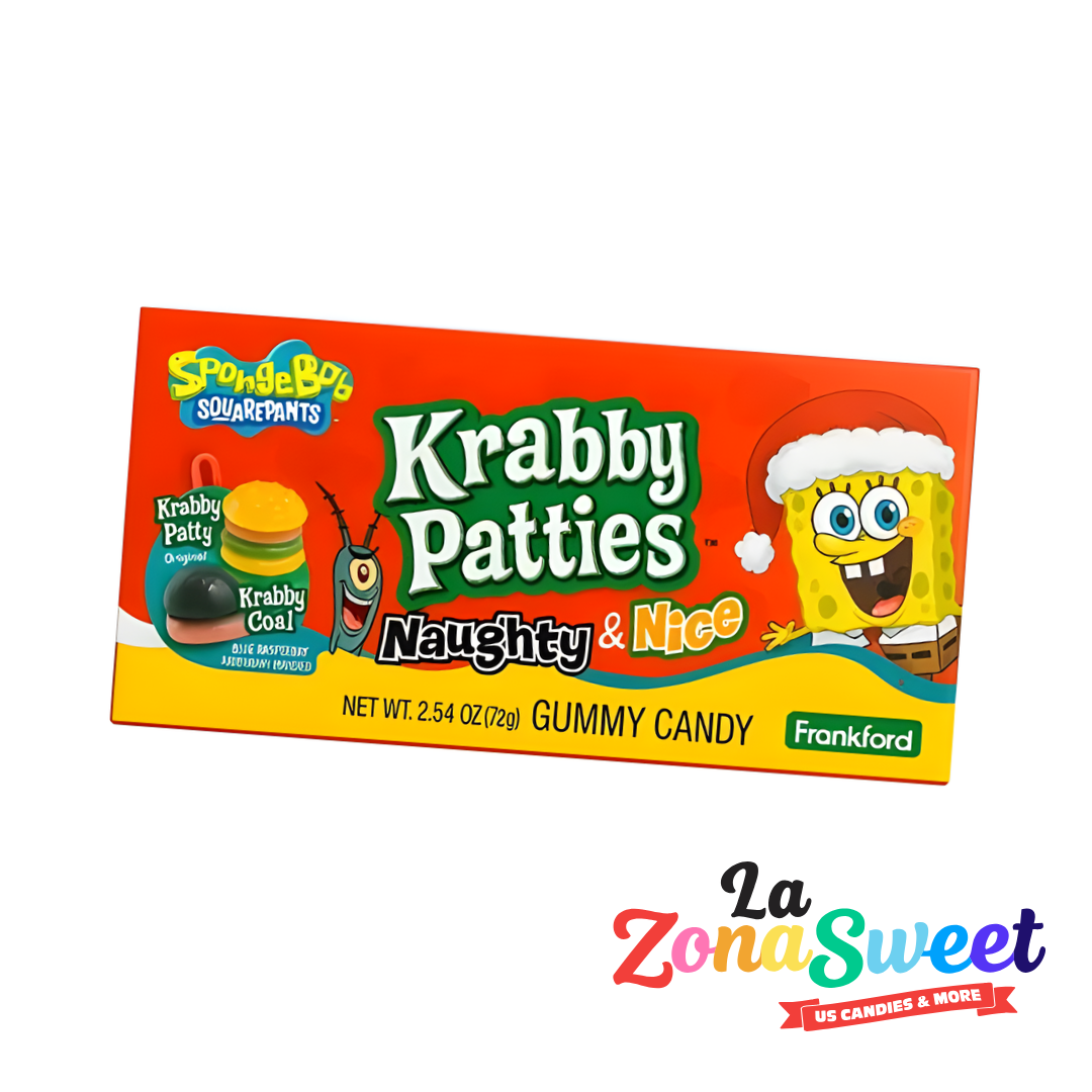 Gomitas Krabby Patties Navideñas Naughty & Nice (Caja 72gr) | FRANKFORD