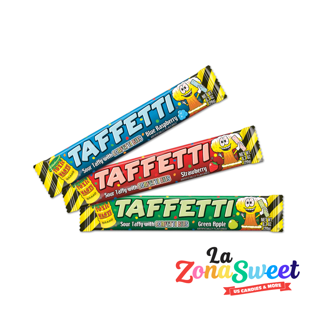 Dulce Taffeti Toxic Waste Sabor Variado (1pz) | TOXIC WASTE