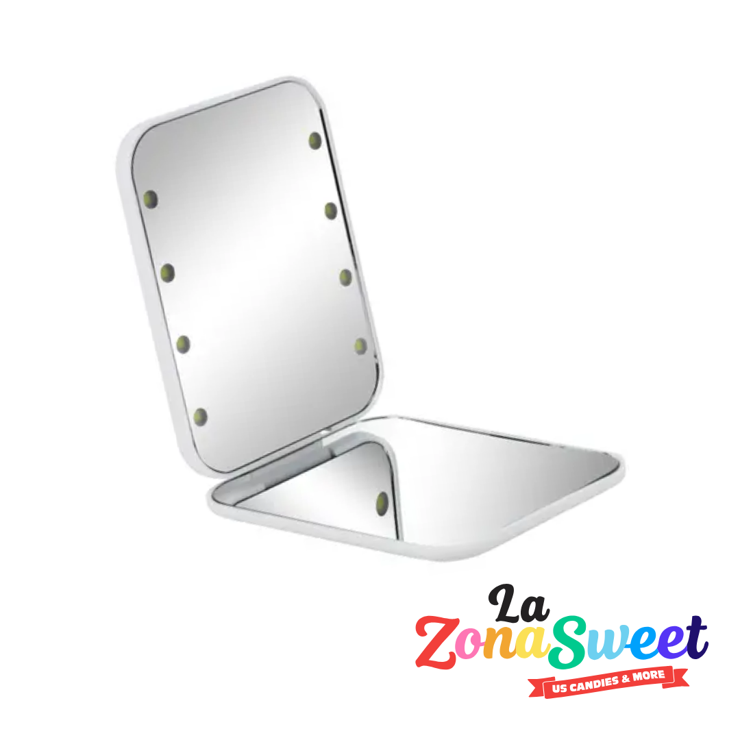 Espejo Mini Led de Viaje (1pz) | URBAN BUTTERFLY