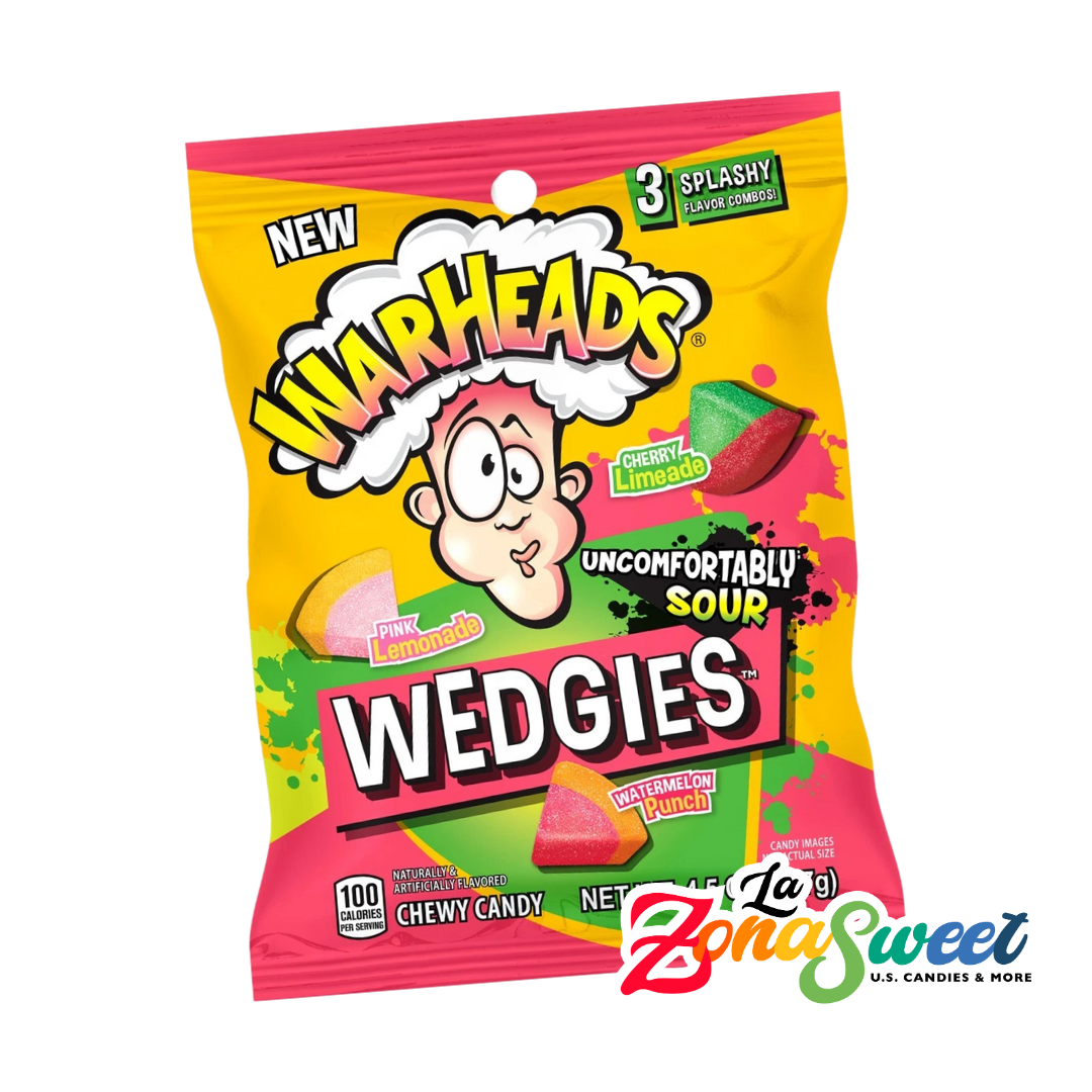 Warheads Chewy Wedgies Sabor Sandía (127g) | WARHEADS