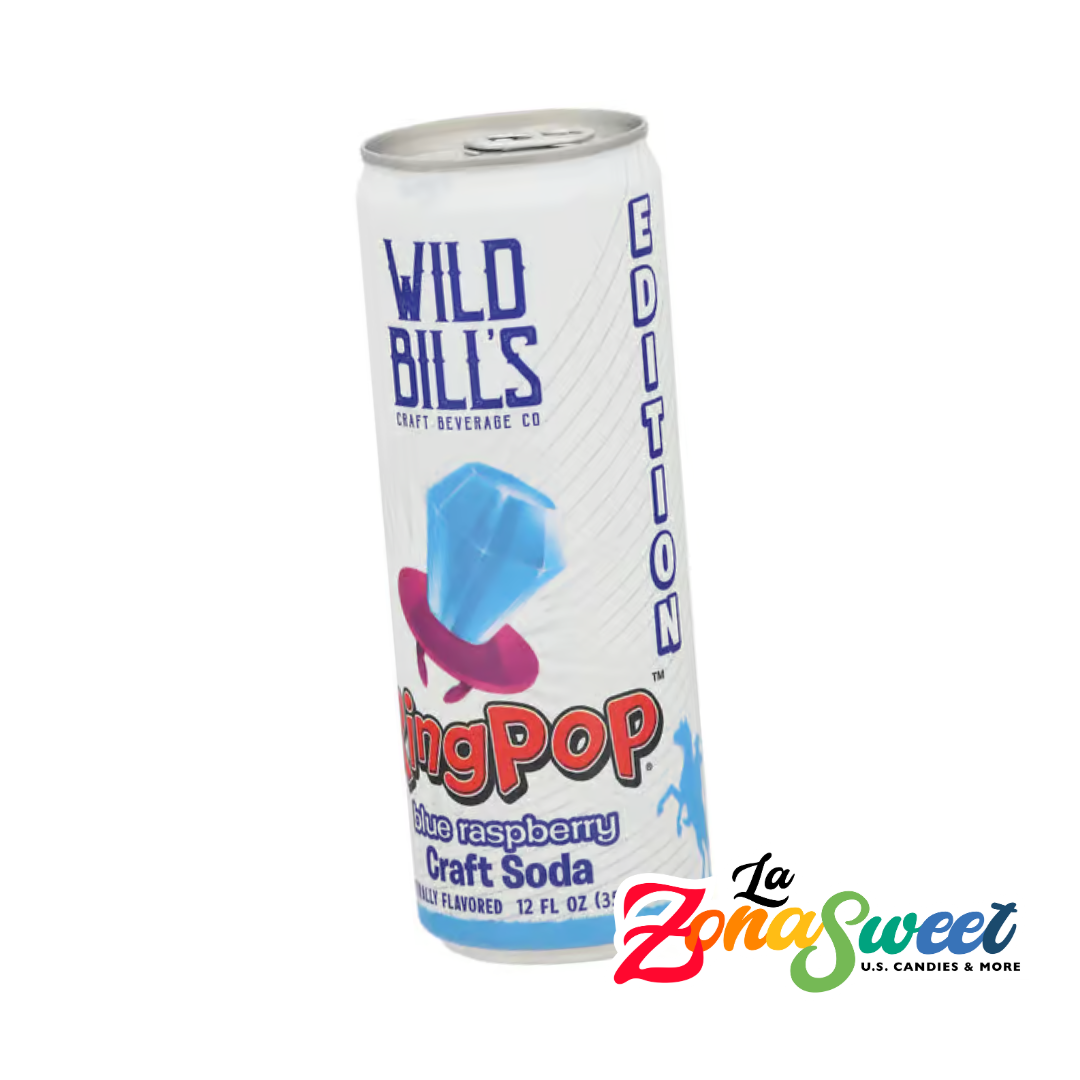 Refresco Ring Pop Blue Raspberry (355ml) | WILD BILLS